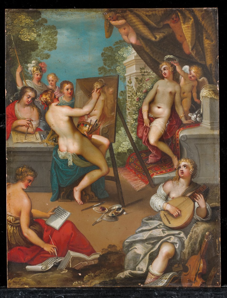 Allegorie der Künste von Hans Rottenhammer