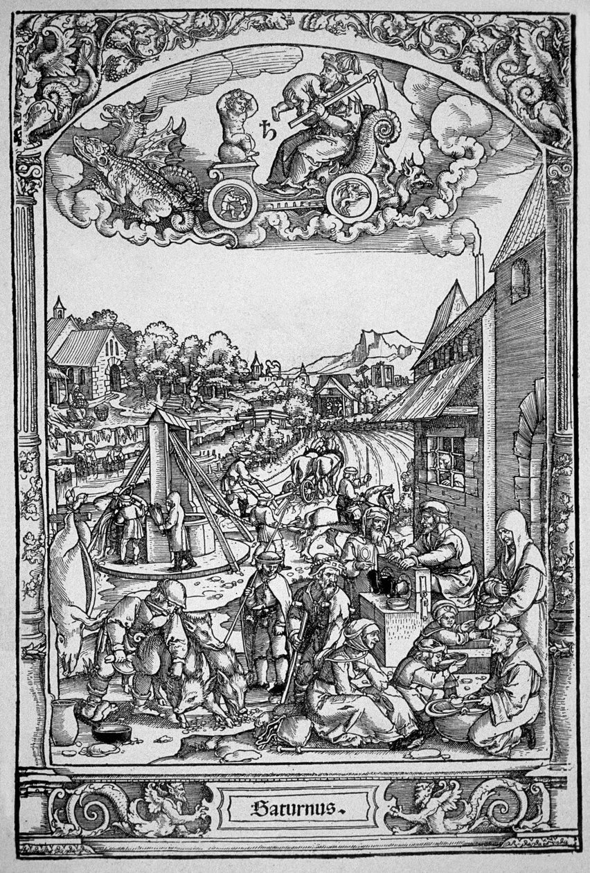 Saturn von Hans Sebald (School of) Beham