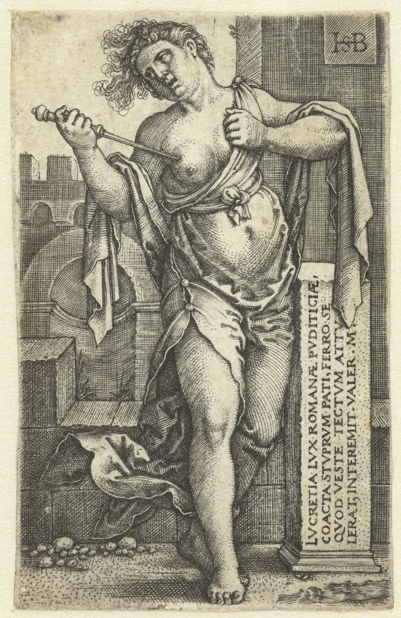 Tod der Lucretia von Hans Sebald Beham