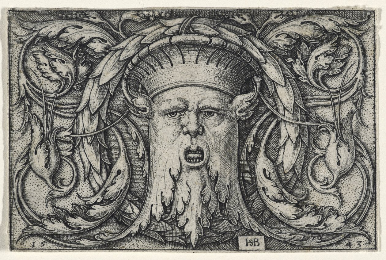 Mascaron, 1543 von Hans Sebald Beham