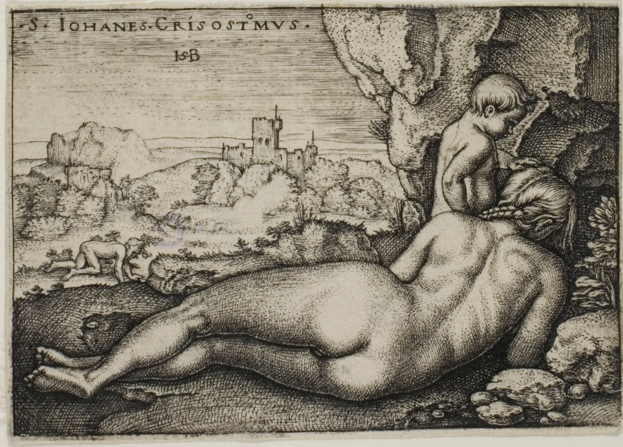 Buße des Heiligen Johannes Chrysostomus von Hans Sebald Beham