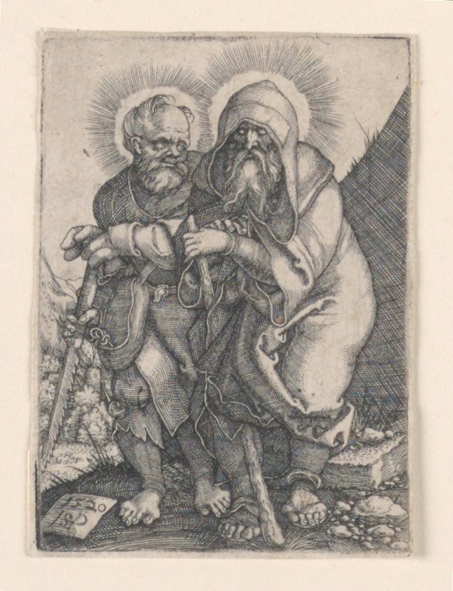 Heiliger Simon und Heiliger Thaddäus von Hans Sebald Beham