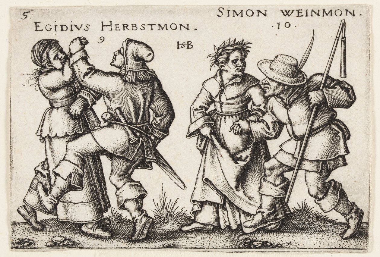September und Oktober von Hans Sebald Beham