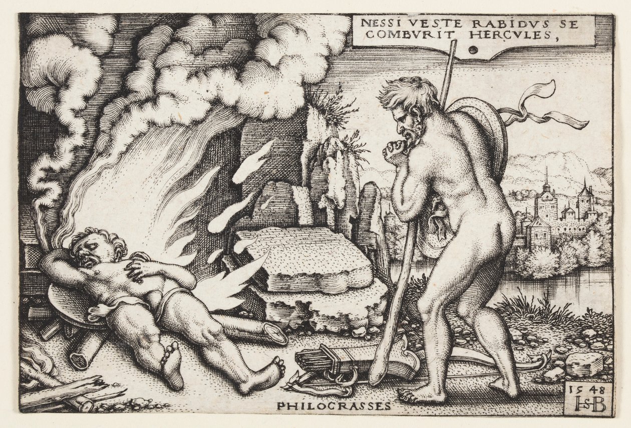 Der Tod des Herkules von Hans Sebald Beham