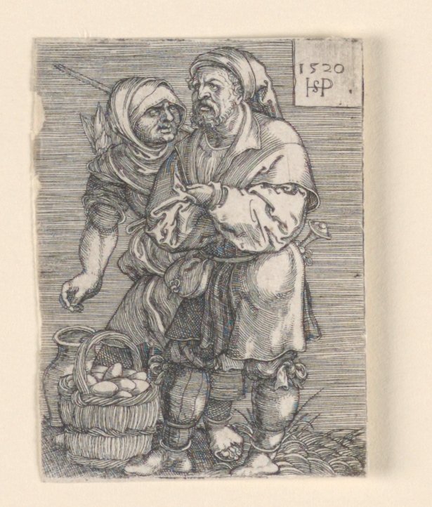 Der Eierverkäufer von Hans Sebald Beham