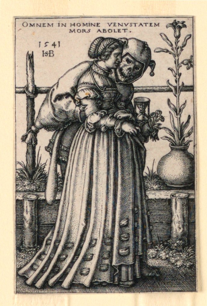 Die Dame und der Tod von Hans Sebald Beham