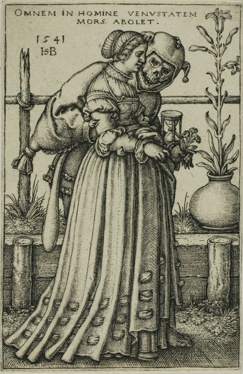 Die Dame und der Tod von Hans Sebald Beham