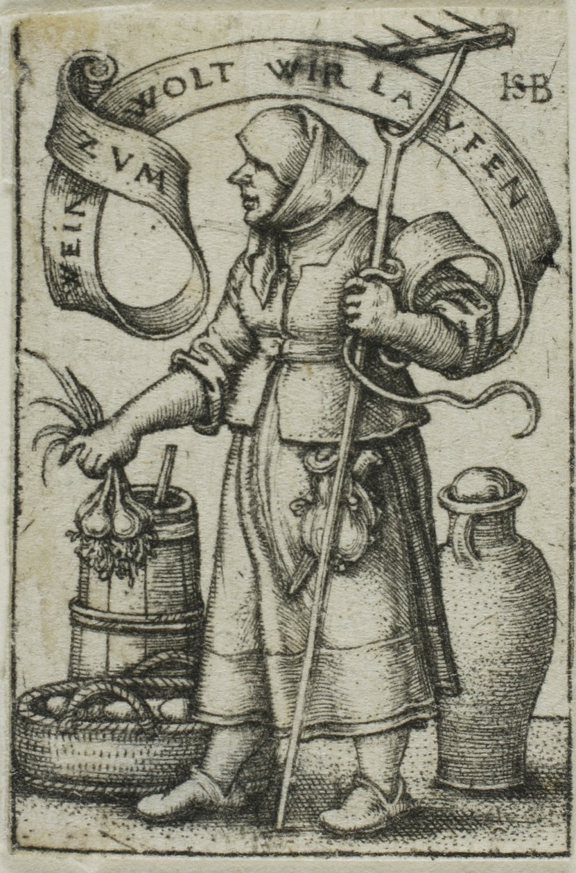 Die Marktfrau von Hans Sebald Beham