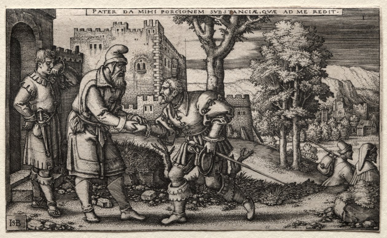 Der verlorene Sohn von Hans Sebald Beham