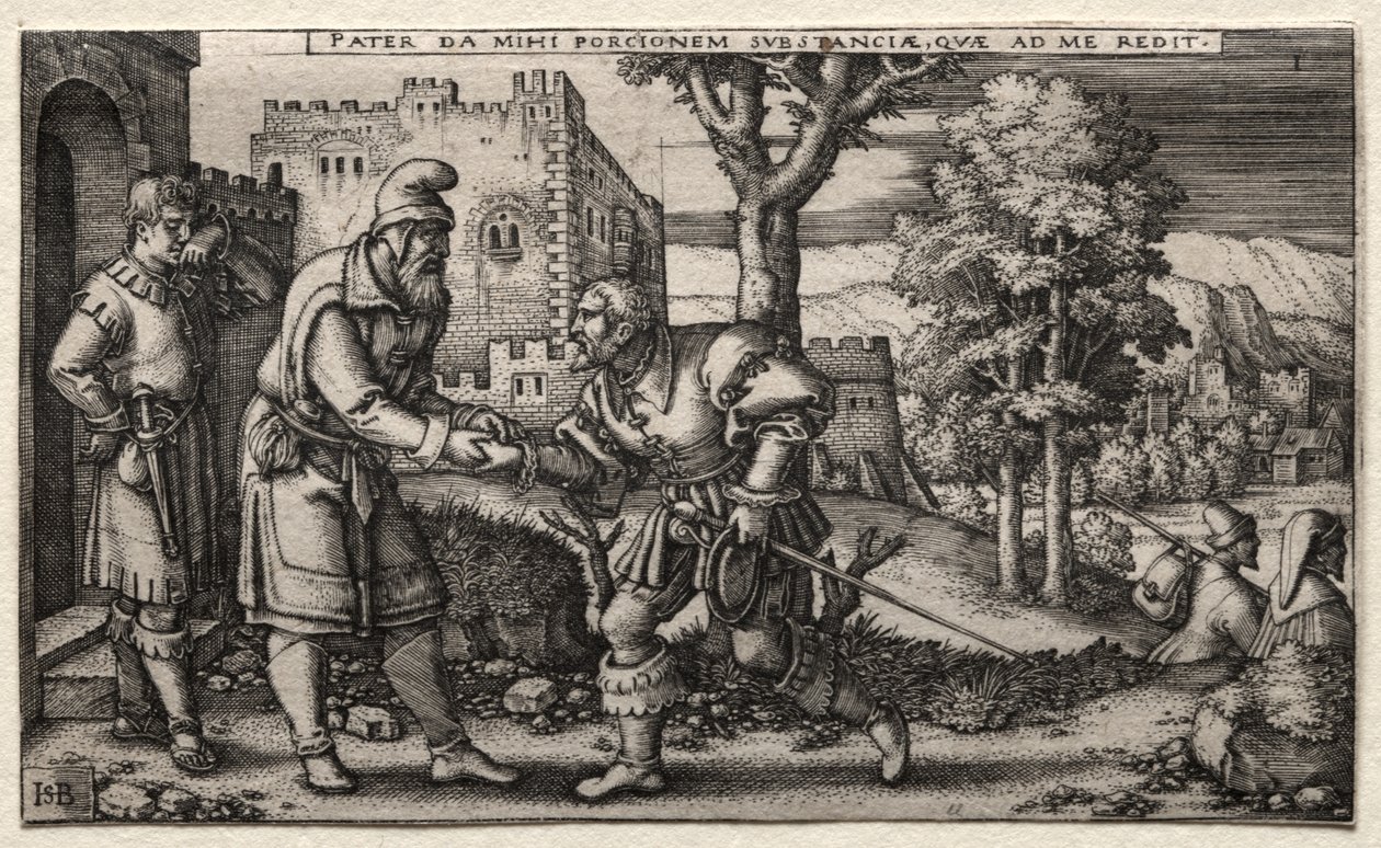 Der verlorene Sohn von Hans Sebald Beham