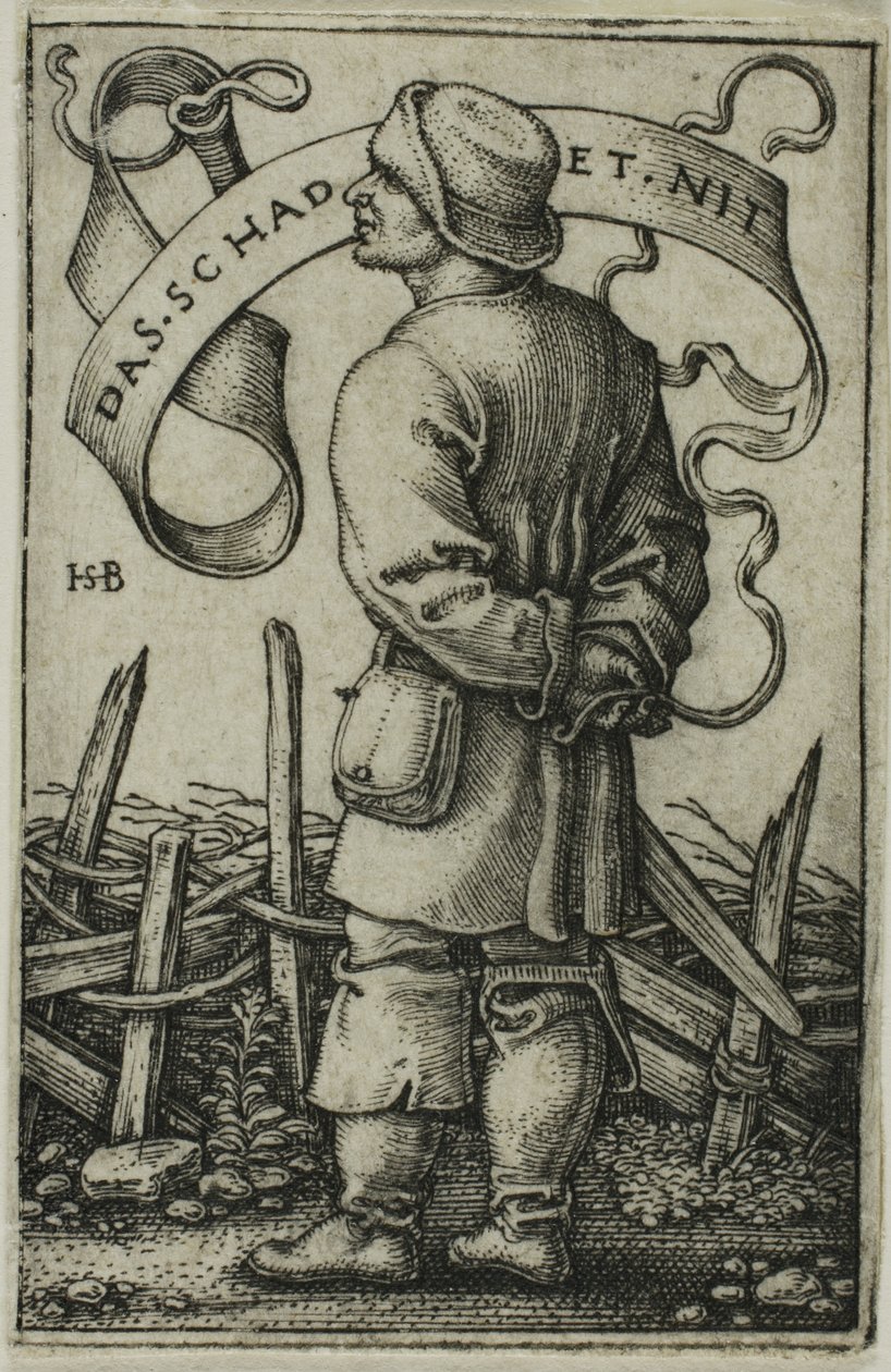 Der Wetterbauer "Das Schadet Nit" von Hans Sebald Beham