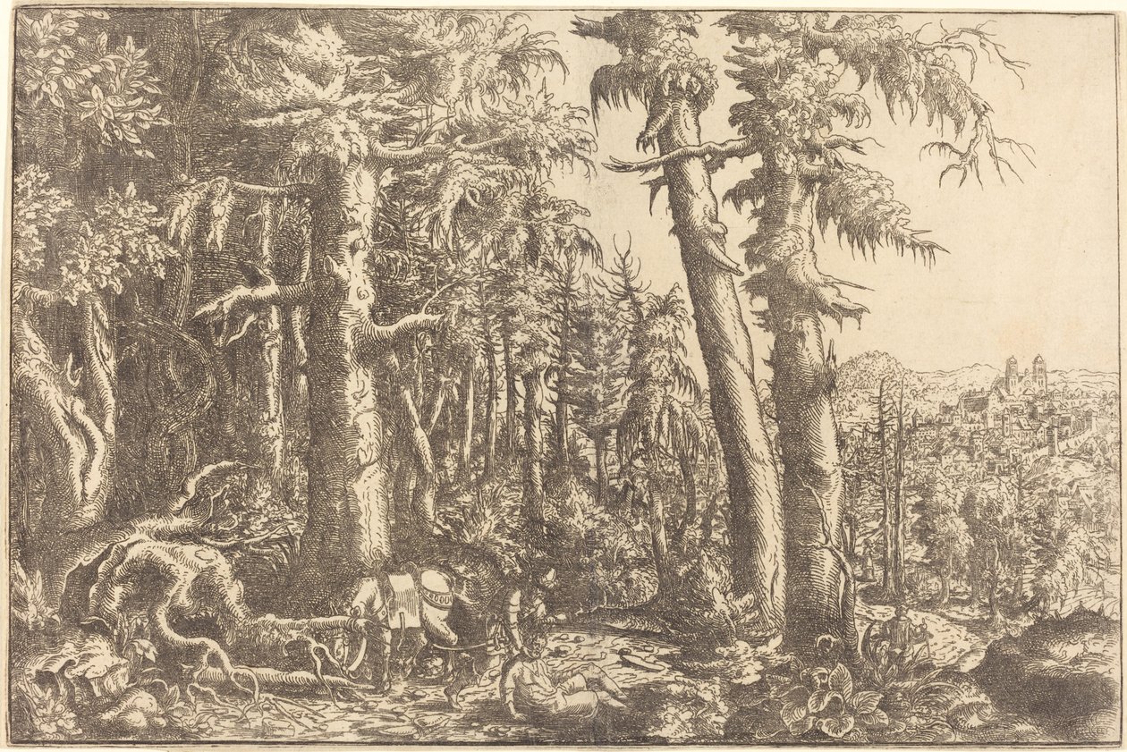 Der barmherzige Samariter, ca. 1558 von Hans Sebald Lautensack