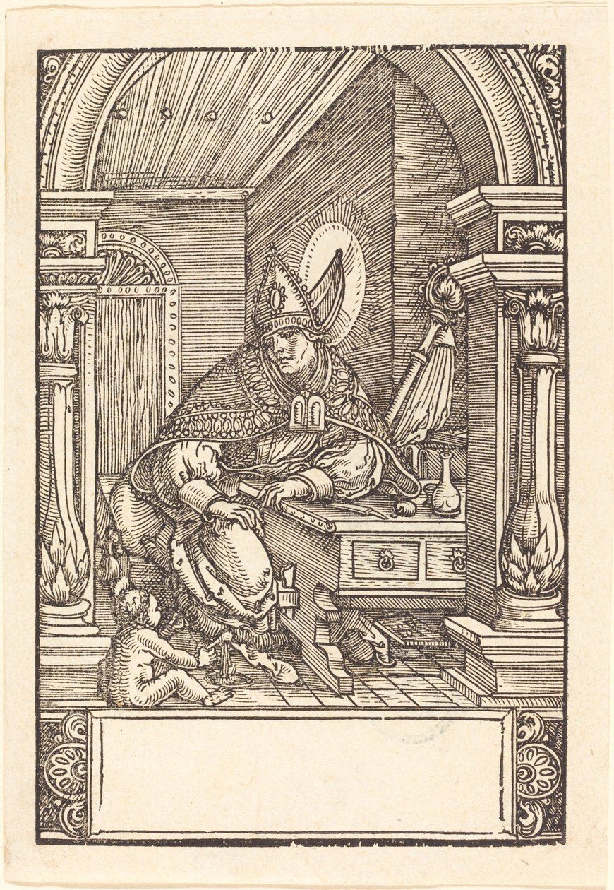 Heiliger Augustinus von Hans Springinklee