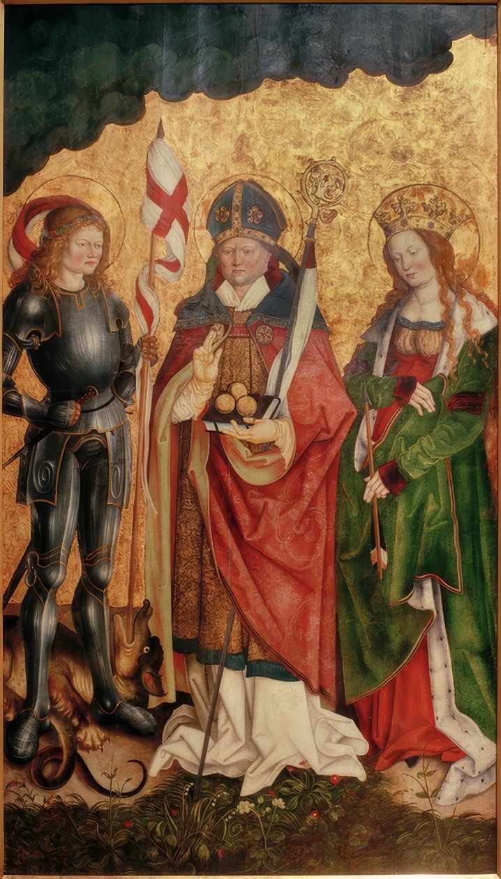 Hl. Georg, Nikolaus, Ursula von Hans Strüb