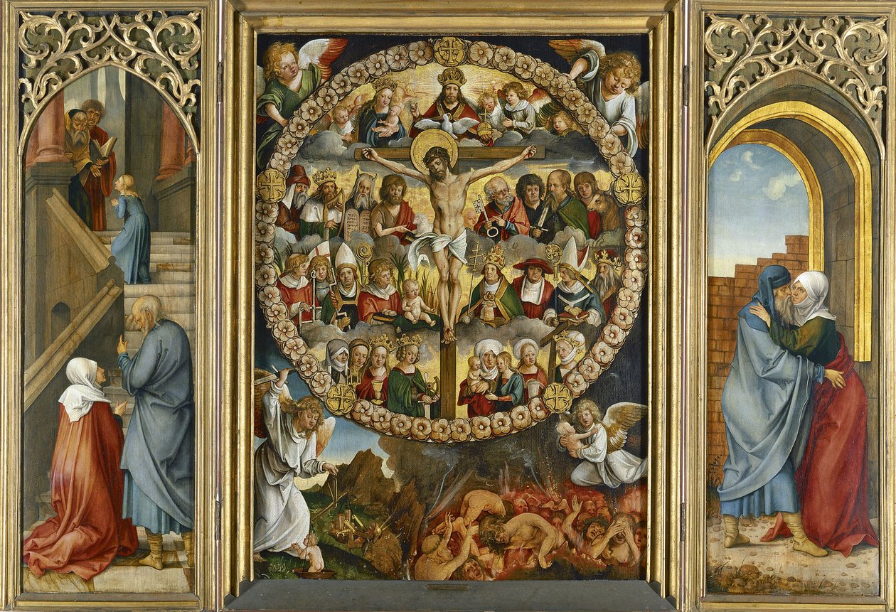 Triptychon des Rosenkranzes von Hans Suess Kulmbach von