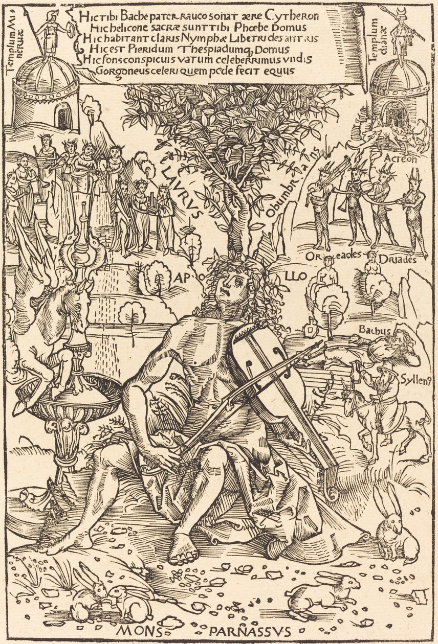 Apollo auf dem Parnass von Hans Süss von Kulmbach