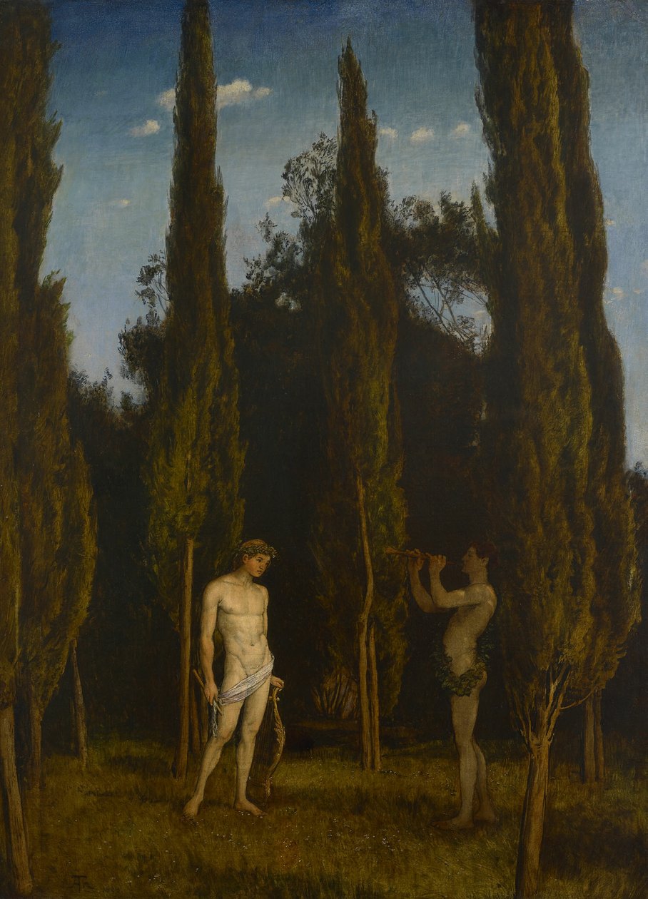 Apollo und Marsyas von Hans Thoma