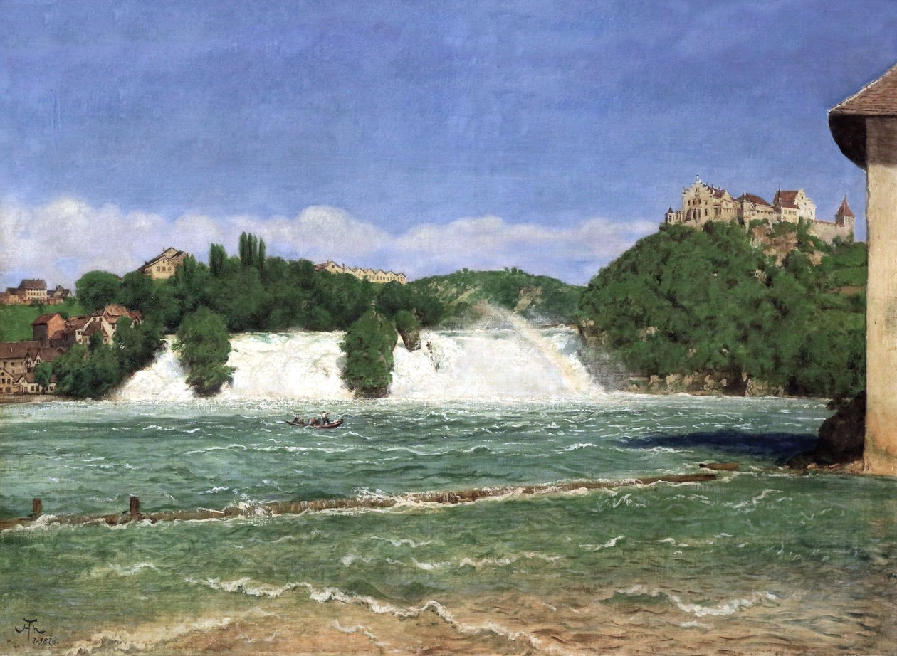 Der Rheinfall bei Schaffhausen von Hans Thoma