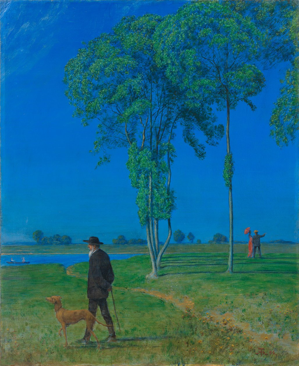 Einsamkeit, 1906 von Hans Thoma
