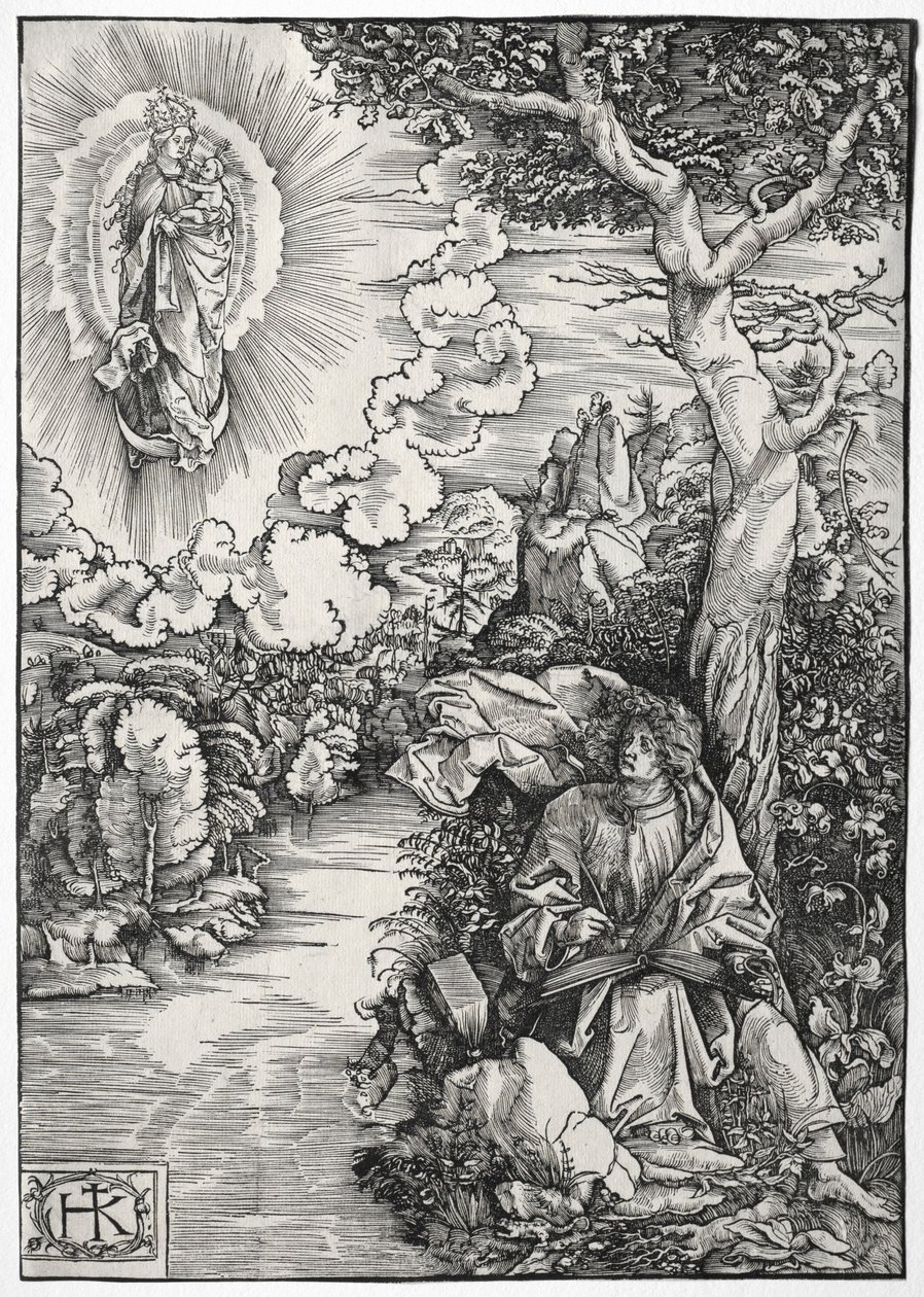 St. Johannes auf der Insel Patmos von Hans Wechtlin