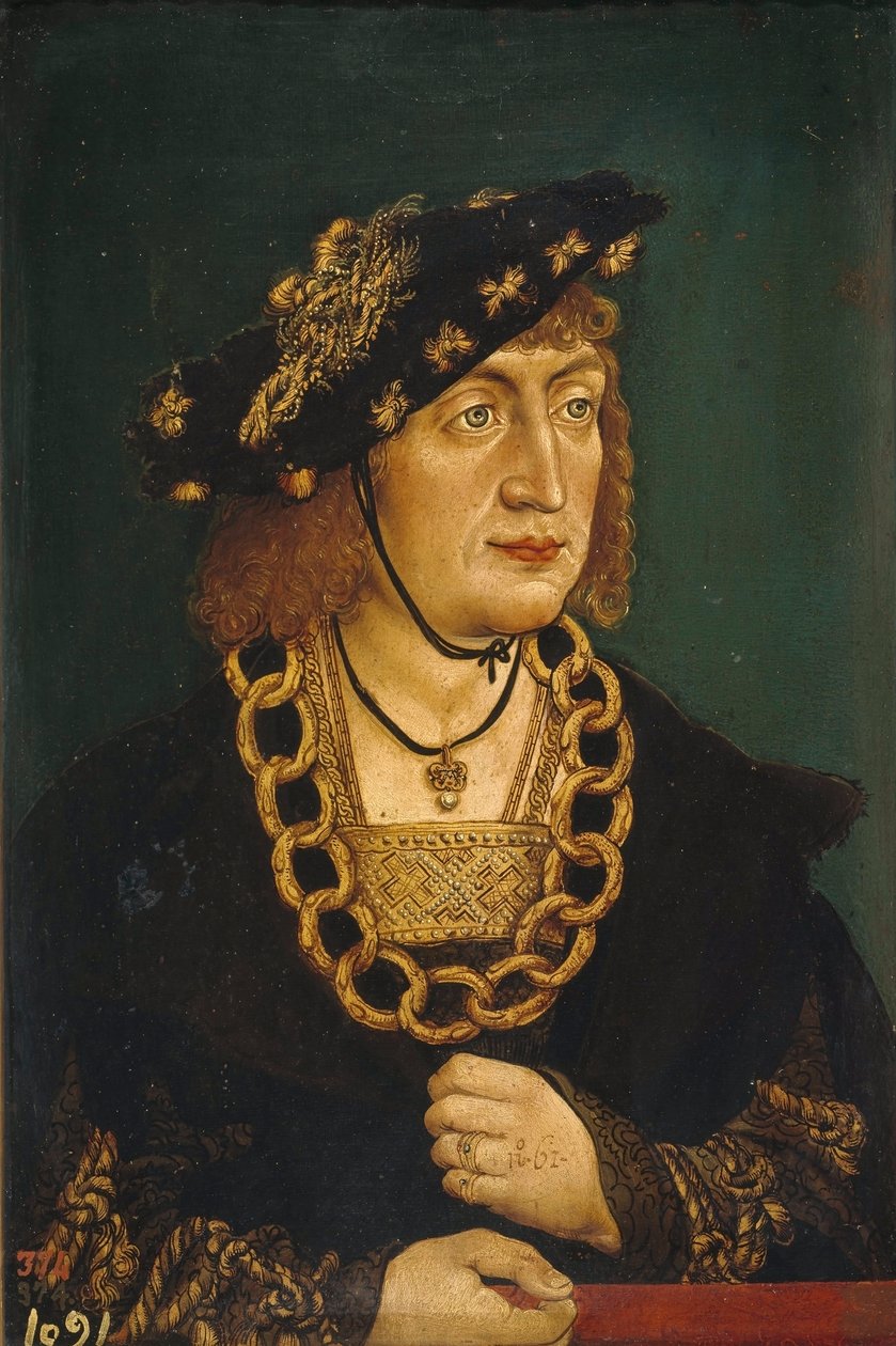 Porträt von Friedrich III. von Hans Wertinger
