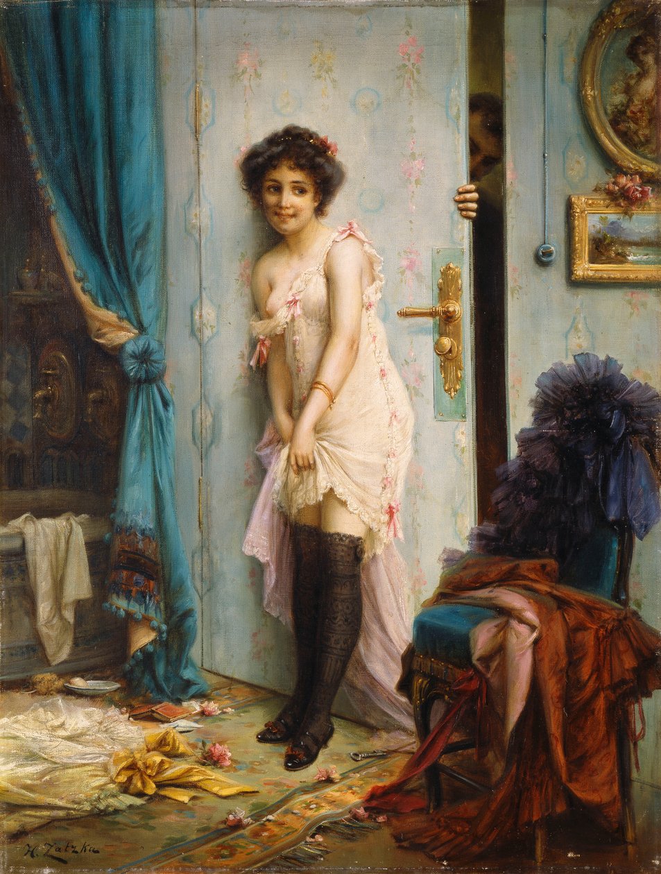 Nach dem Bad von Hans Zatzka