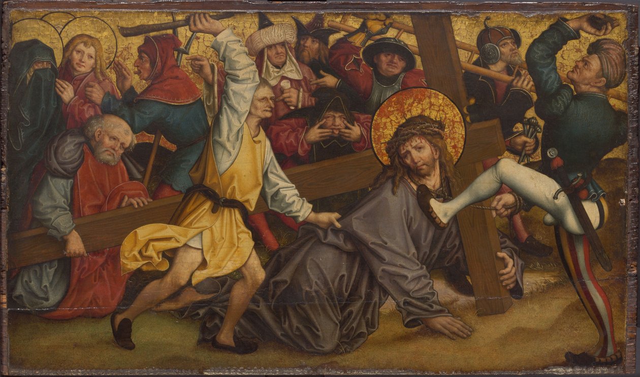 Christus trägt das Kreuz von Hans or Johan Maler