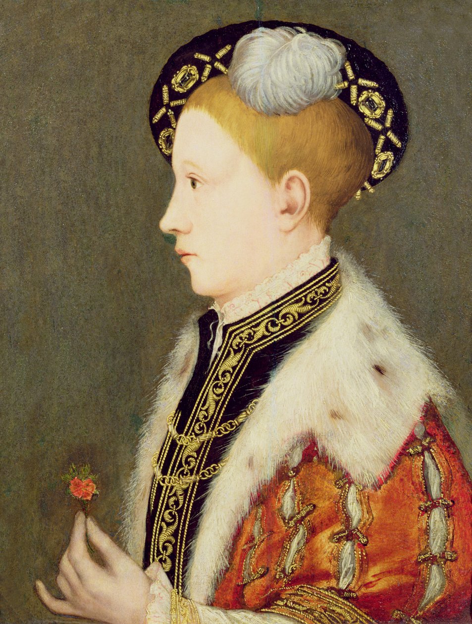 König Eduard VI. von Hans school of Holbein