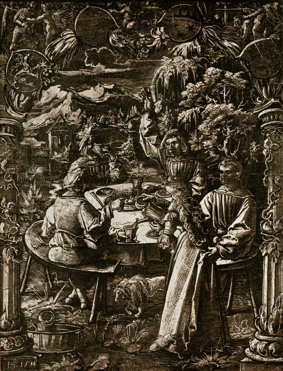 Glasvisierung von Hans the Younger Leu