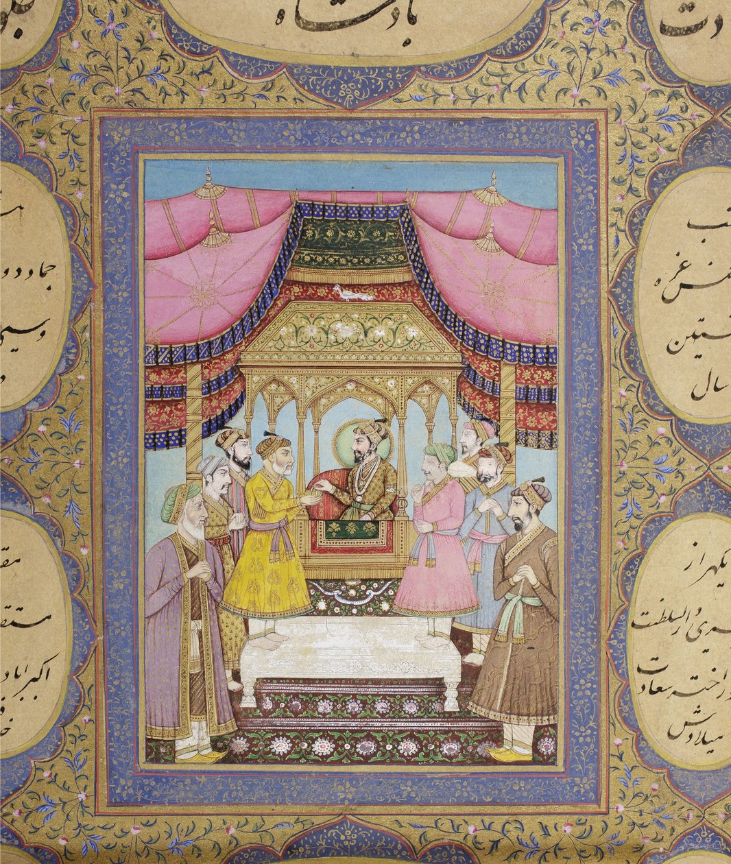 Album der Mughal-Dynastie-Genealogie, 1855 von Haqim Ahasan Ullah Khan