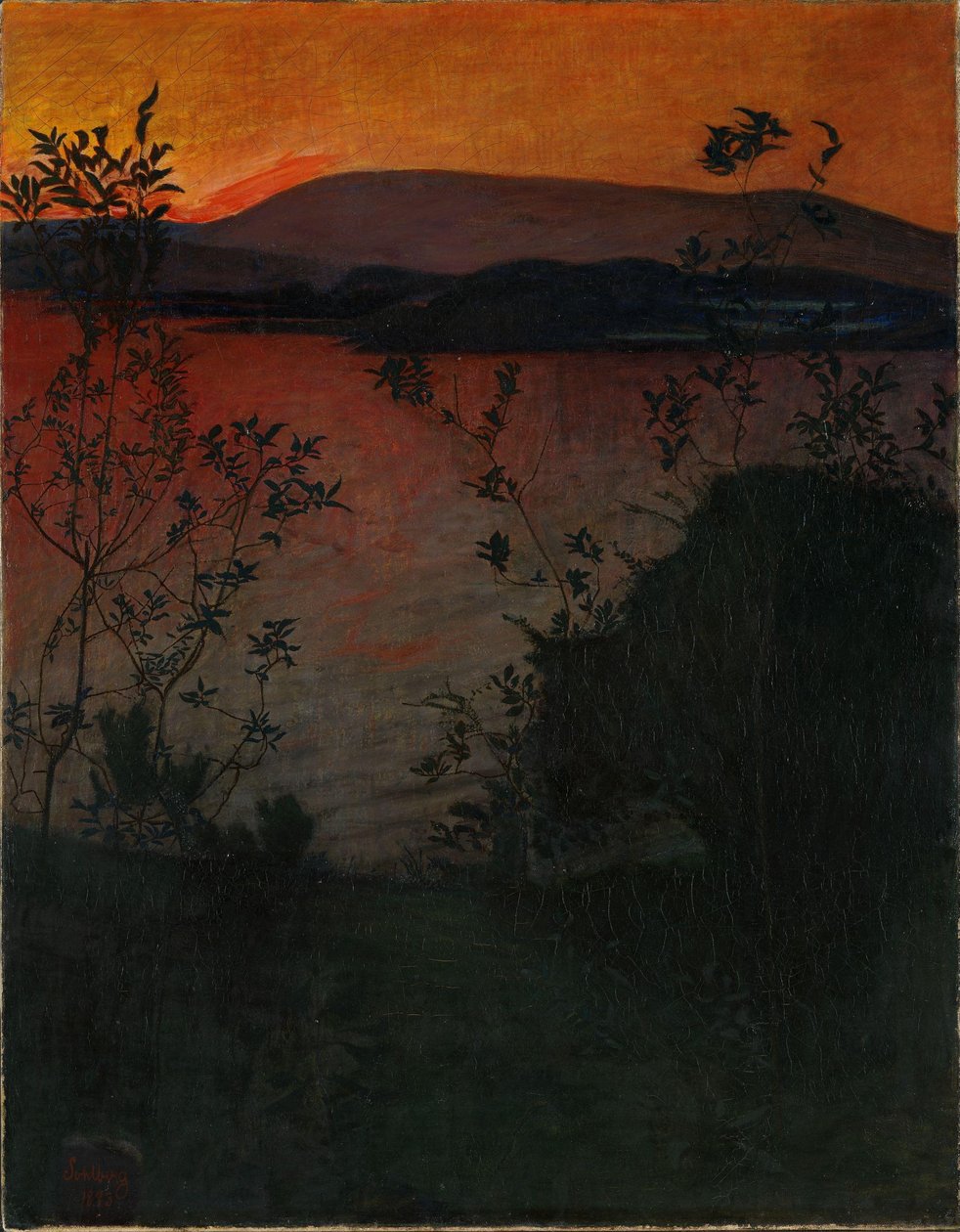 Abendglühen von Harald Oscar Sohlberg