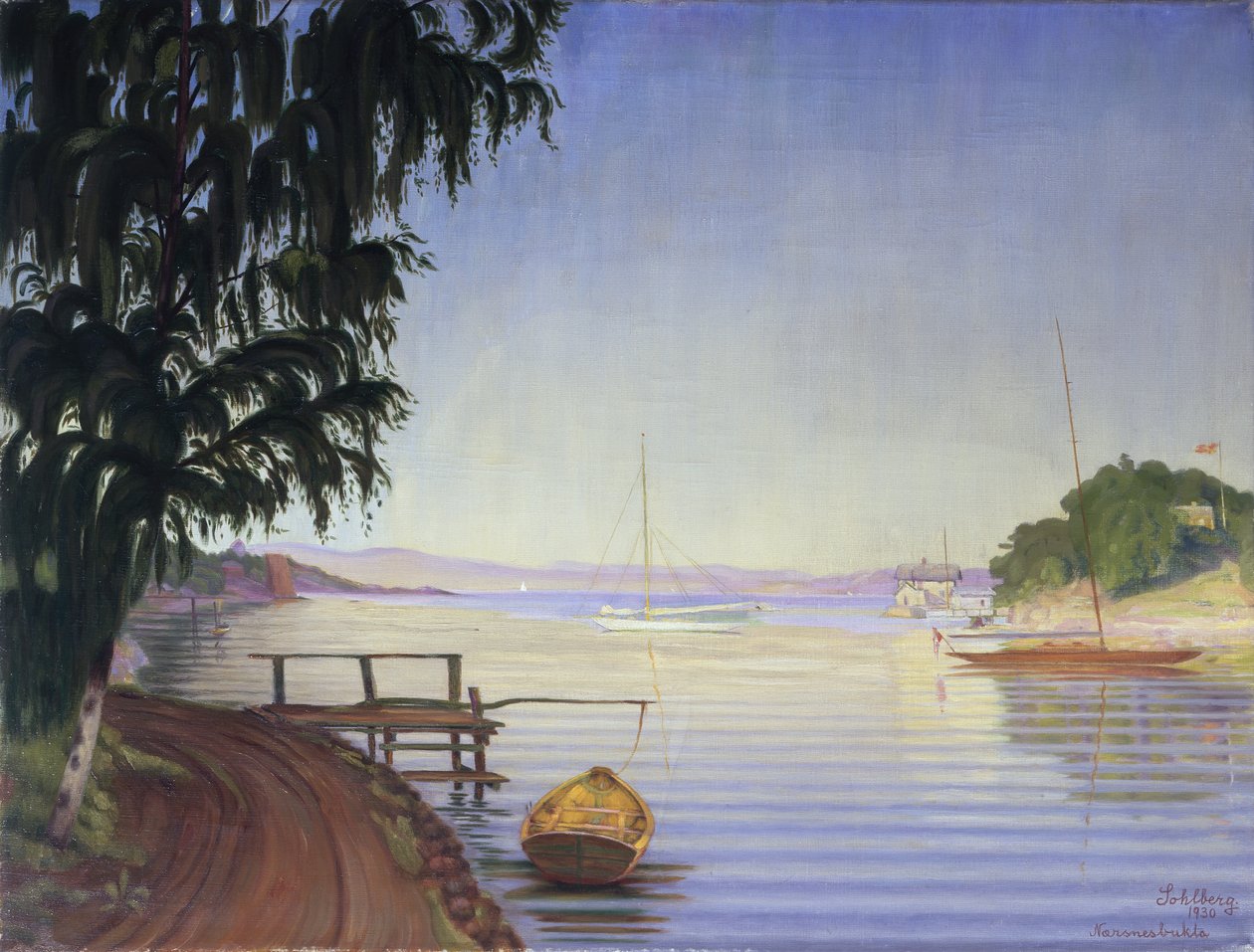 Von der Nærsnes-Bucht von Harald Oscar Sohlberg