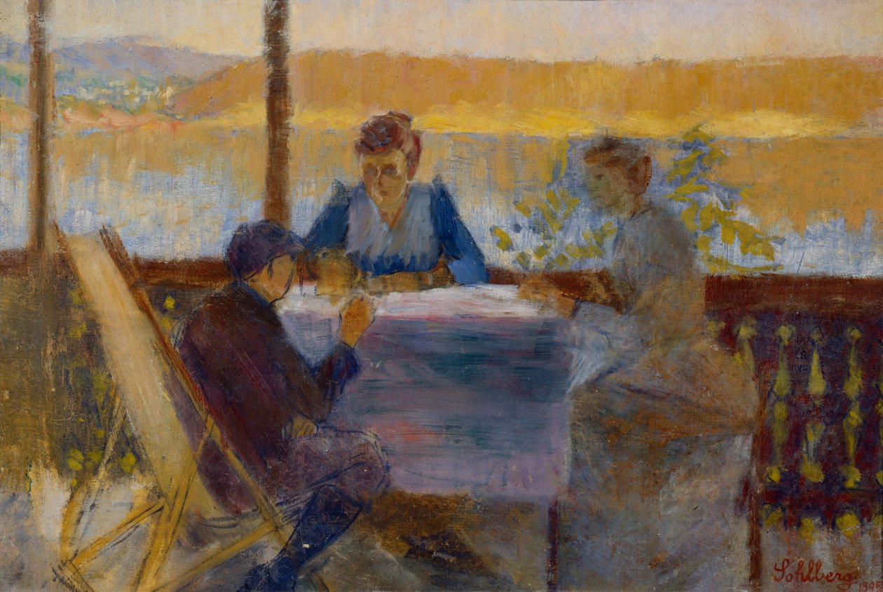 Von der Veranda, Langøen von Harald Oscar Sohlberg