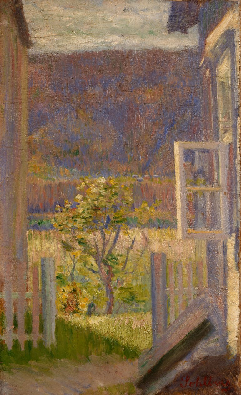 Offenes Fenster, Gausdal von Harald Oscar Sohlberg