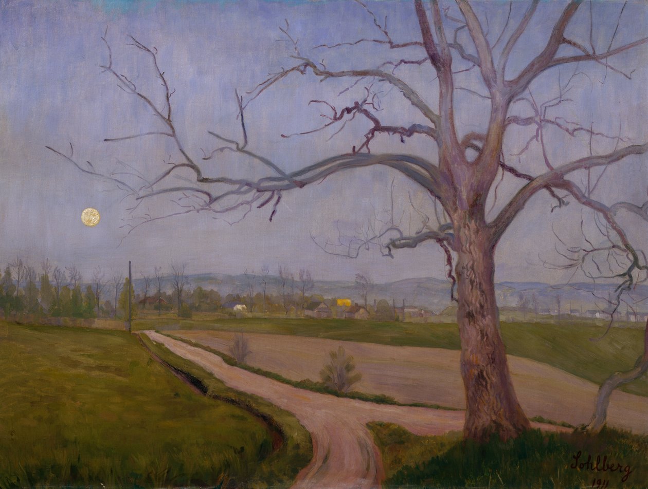 Frühlingsabend in Vestre Aker von Harald Oscar Sohlberg
