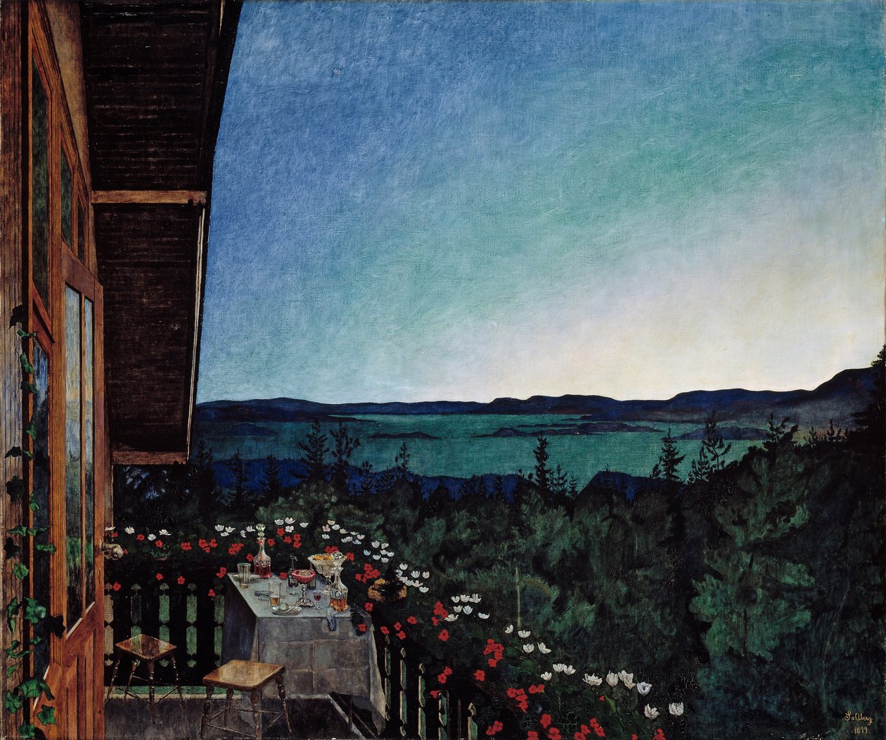 Sommernacht von Harald Oscar Sohlberg