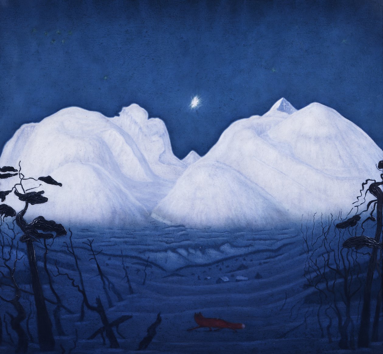 Winternächte in den Bergen von Harald Oscar Sohlberg