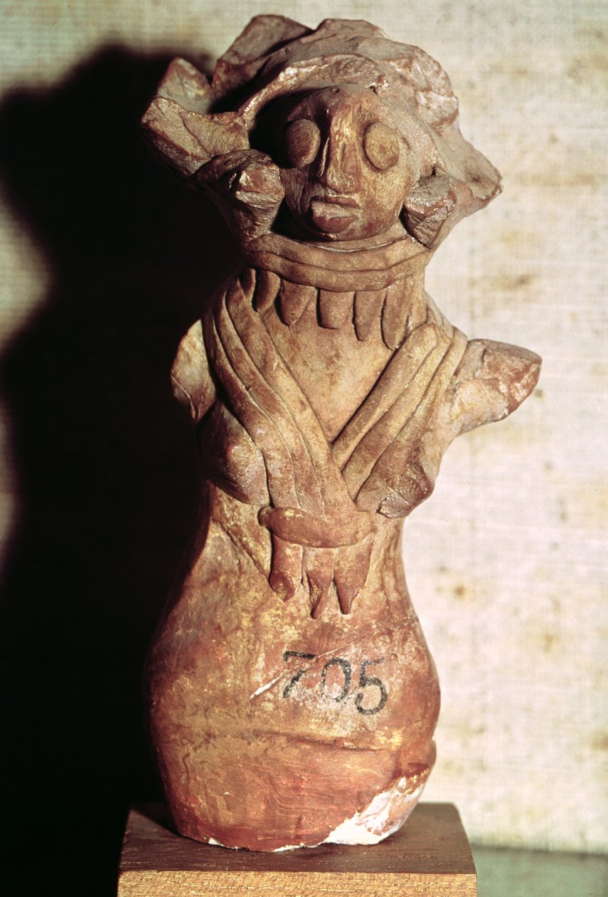 Figur einer Muttergöttin, aus dem Industal, Pakistan, 3000-1500 v. Chr. von Harappan