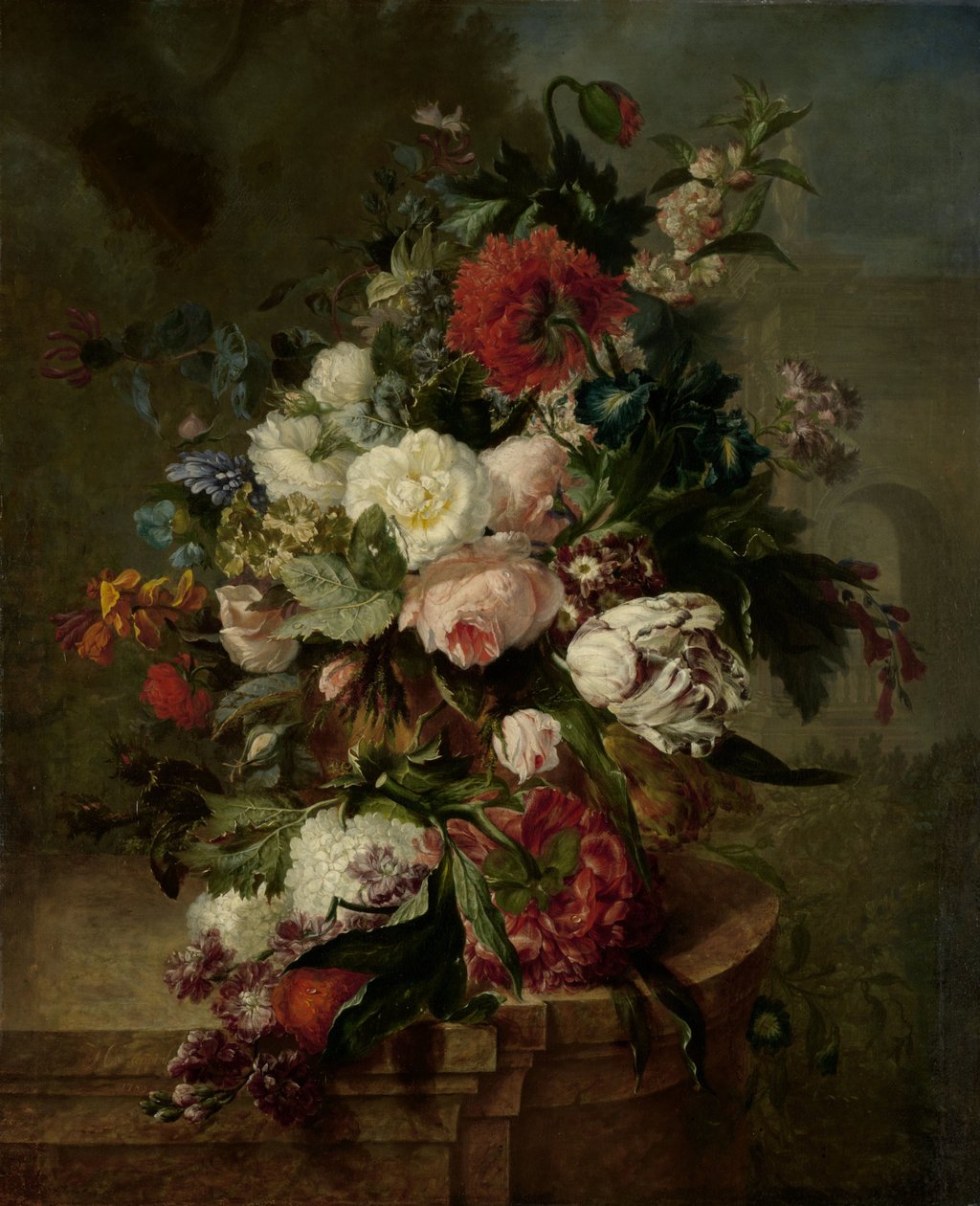Stillleben mit Blumen von Harmanus Uppink