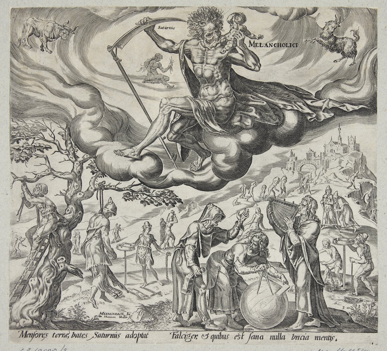 Das melancholische Temperament von Harmen Jansz. Muller