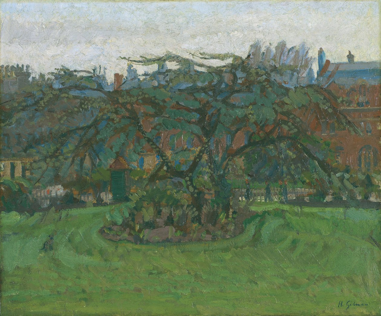 Clarence Gardens NW1 von Harold Gilman