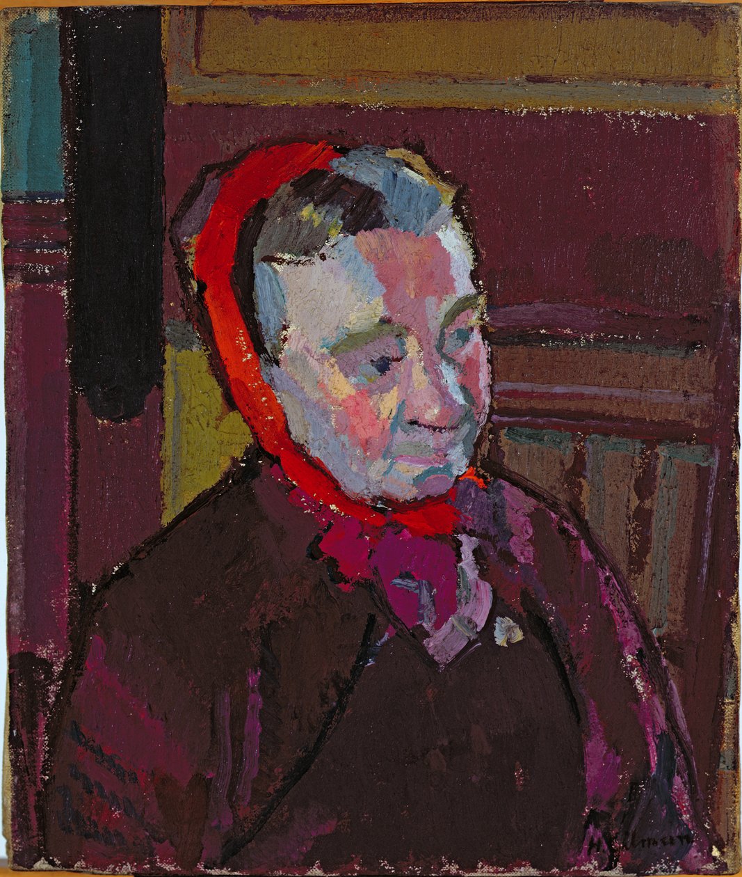 Porträt von Mrs. Mounter von Harold Gilman