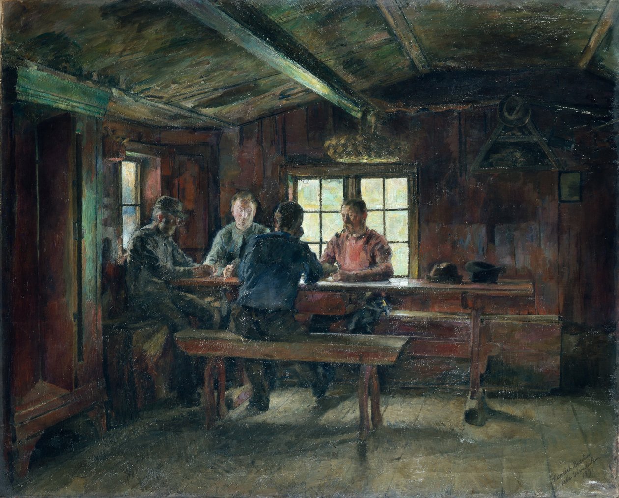 Kartenspieler von Harriet Backer