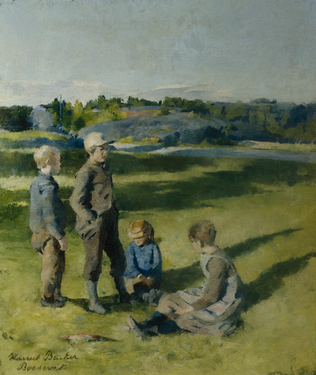 Kinder, Bossevik von Harriet Backer