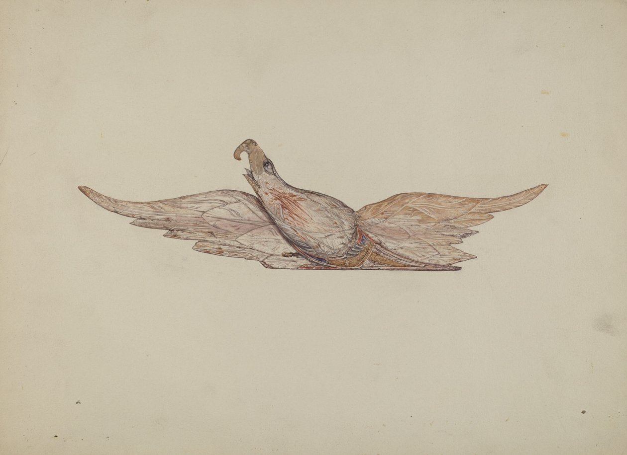 Kleine geschnitzte Bellamy-Adler von Harriette Gale