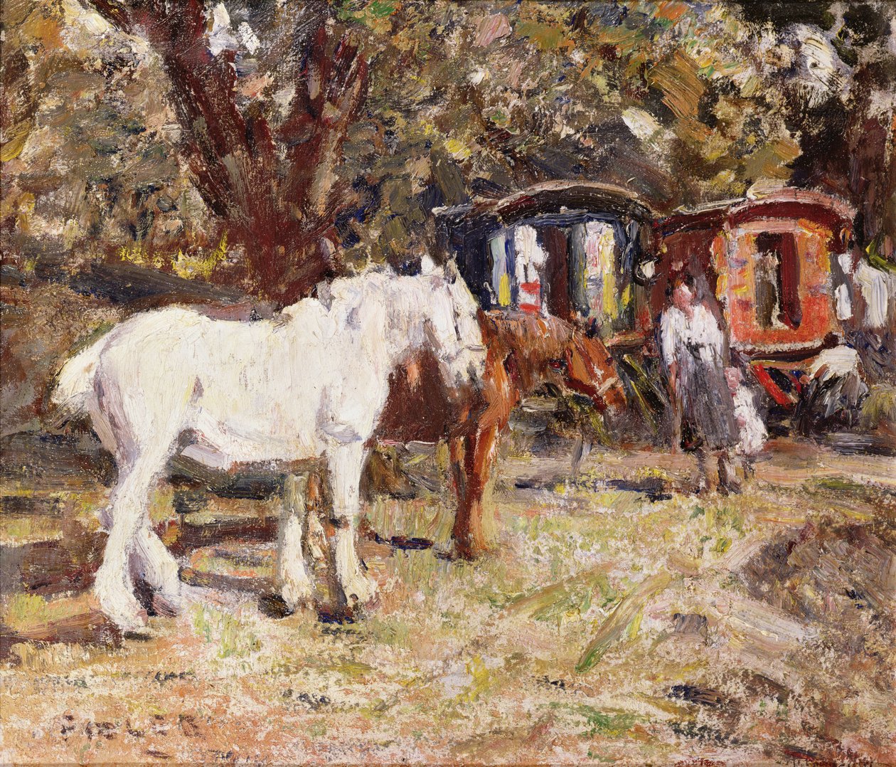 Das Zigeunerlager von Harry Fidler