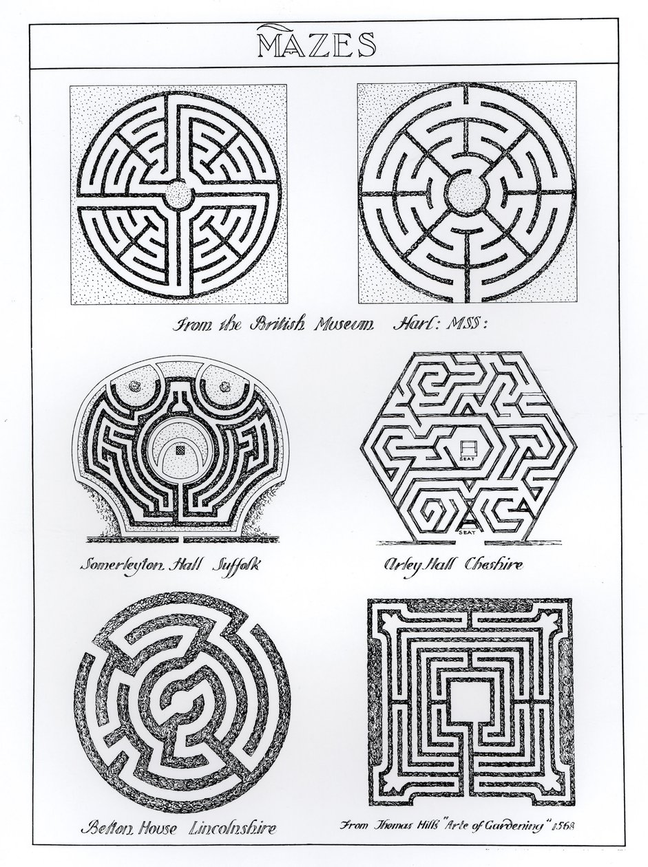 Labyrinthe, ca. 1900 von Harry Inigo Triggs