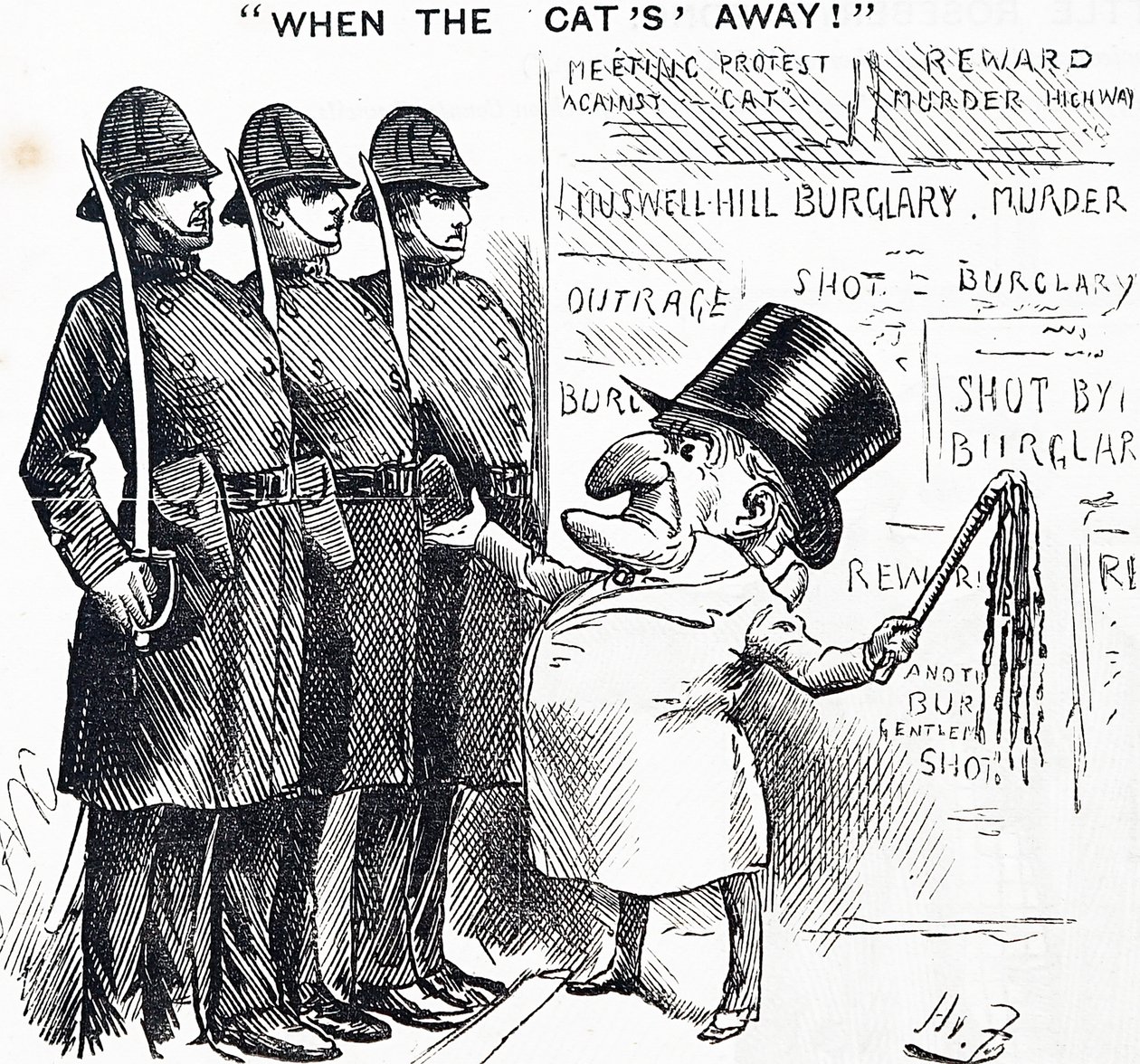 Wenn die Katze weg ist von Harry Furniss