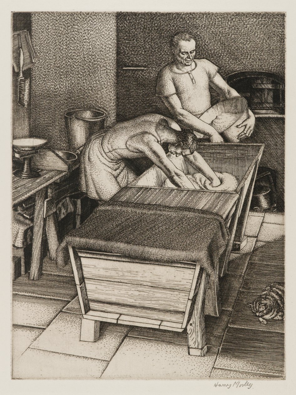 Die Bäckerei, 1934 von Harry Morley