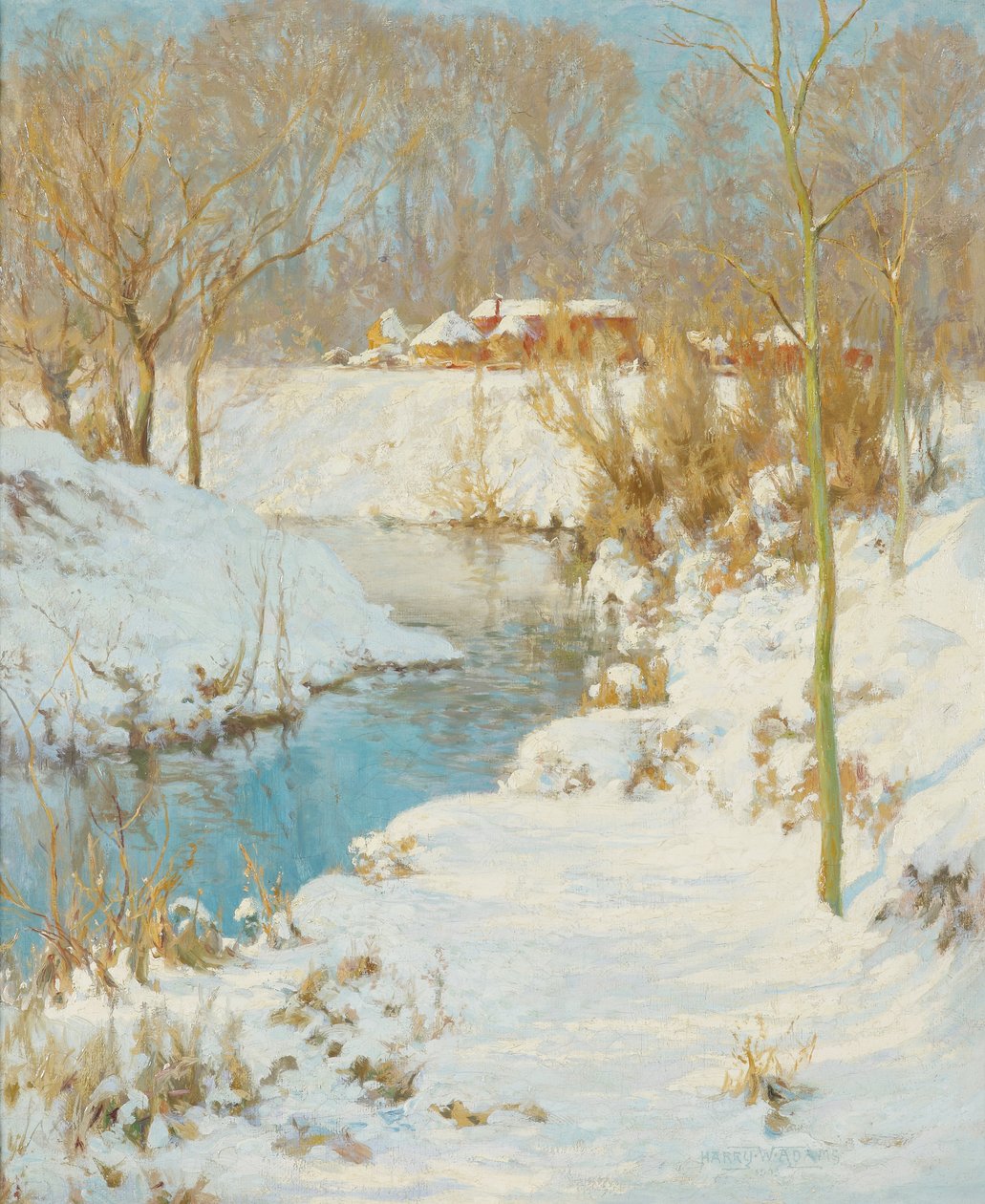 Ein Wintersonnenschein, 1903 von Harry William Adams